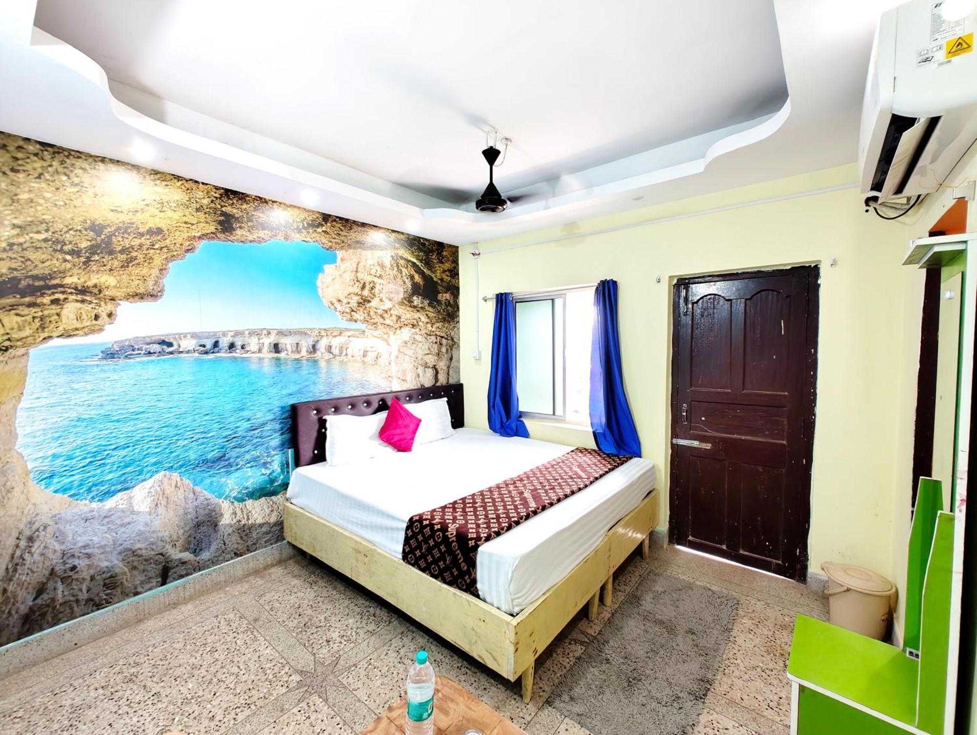 Goroomgo Jk ! গোরুমগো জে কে ইন পুরী - Sea-view-room - All-room-attached-balcony-with-kitchen-wifi-restaurant-and-parking-facilities-prime-location-best Selling In 3* Puri