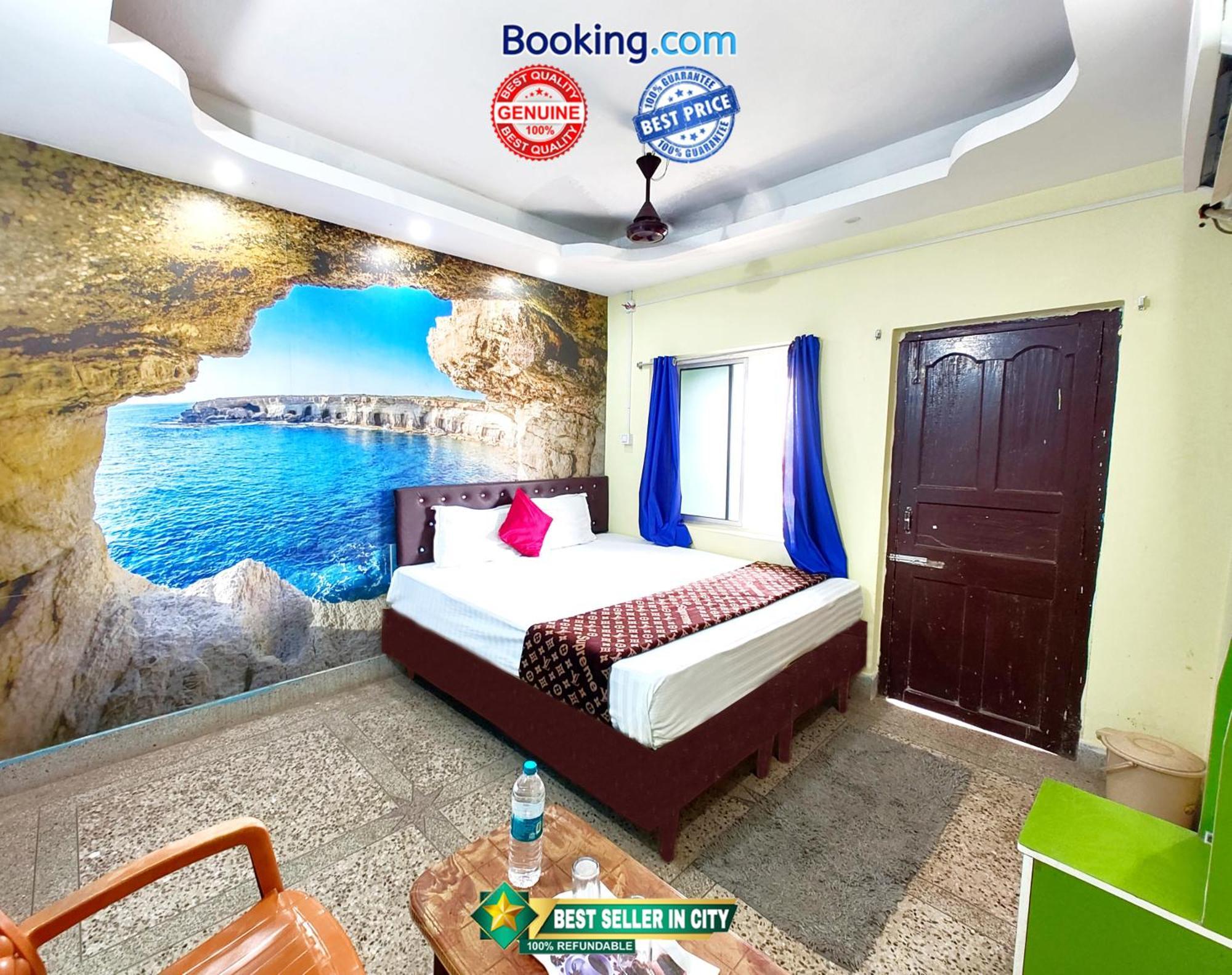 Goroomgo Jk ! গোরুমগো জে কে ইন পুরী - Sea-view-room - All-room-attached-balcony-with-kitchen-wifi-restaurant-and-parking-facilities-prime-location-best Selling In